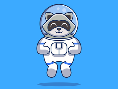 Cute Astronaut Mascot Logos