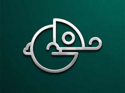 Chameleon Monoline Logo 3d animation app behance branding design dribbble dubai graphic design icon illustration instagram logo motion graphics typography uae ui usa ux vector