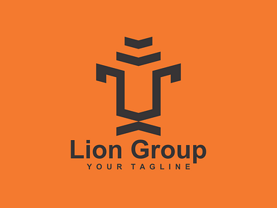 Lion Monogram Logo 3d animation app behance branding design dribbble dubai graphic design icon illustration instagram logo motion graphics typography uae ui usa ux vector