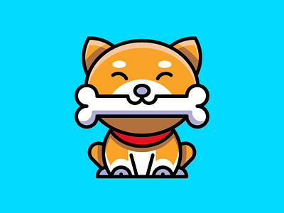 Dog Logo Cartoon 3d animation app behance branding design dribbble dubai graphic design icon illustration instagram logo motion graphics typography uae ui usa ux vector