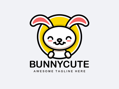 Bunny Cute Logo Mascot