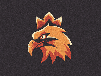 King Eagle Mascot Logo 3d animation app behance branding design dribbble dubai graphic design icon illustration instagram logo motion graphics typography uae ui usa ux vector