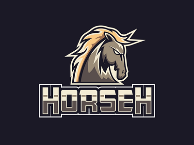 Horse Mascot Logo 3d animation app behance branding design dribbble dubai graphic design icon illustration instagram logo motion graphics typography uae ui usa ux vector