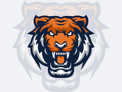 Tiger Mascot Logo 3d animation app behance branding design dribbble dubai graphic design icon illustration instagram logo motion graphics typography uae ui usa ux vector