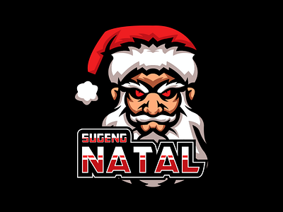 Santa Mascot Logo