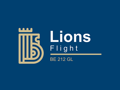 Lions Line Art Logo
