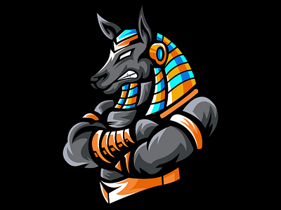 Anubis Mascot Logo