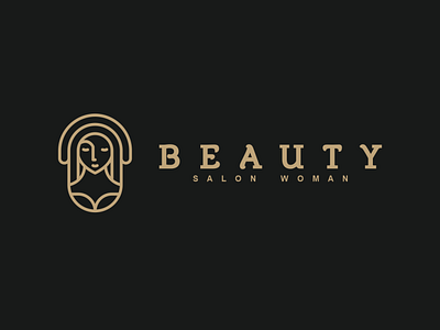 Beauty Line Art Logo 3d animation app behance branding design dribbble graphic design icon illustration instagram logo motion graphics typography ui vector