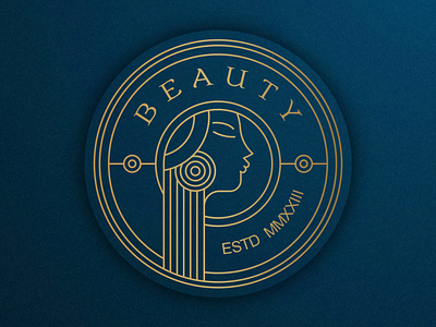 Beauty Line Art Logo Emblem 3d animation app behance branding design dribbble dubai graphic design icon illustration instagram logo motion graphics typography uae ui usa vector