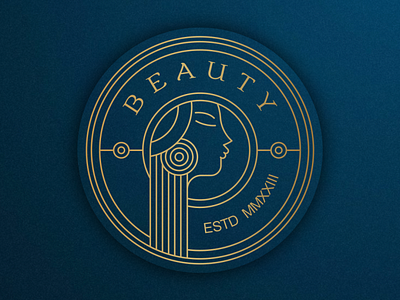 Beauty Line Art Logo Emblem