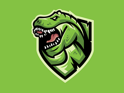 Dino Mascot Logo