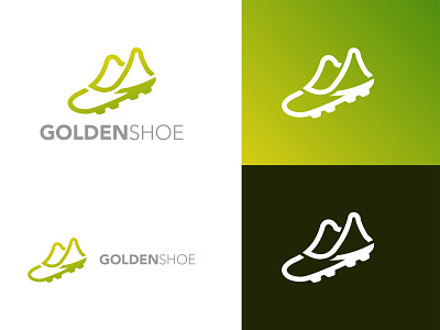 Golden Shoe - Logo Design app branding business logo clean corporate identity creative design flat fresh graphic design icon illustration logo logo design minimal modern premium shoe simple vector