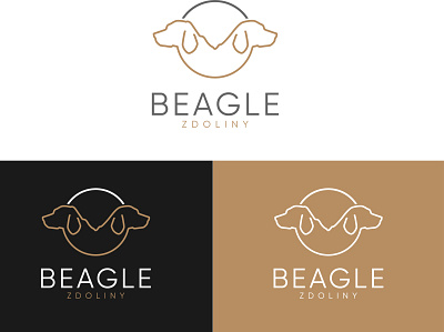 BEAGLE VALLEY - Logo Design beagle branding business logo clean corporate identity creative dog flat fresh graphic design icon logo logo design minimal minimalist modern premium simple valley vector