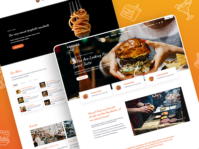 Foodies - Restaurant Showcase Template