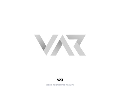 Video Augmented Reality branding identity gradients logo design var video augmented reality