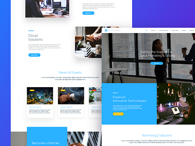 Corporate Business Page