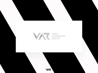 VAR - Video Augmented Reality Logo branding branding identity design illustration logo logo design minimalist web design