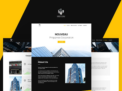Nouveau Website - Freelance Project