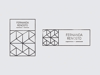 Architect Logo / Fernanda Renosto