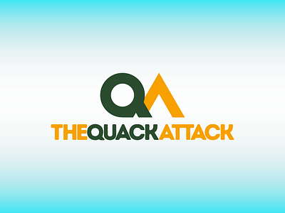 Quack Attack Logo Redesign geometric logo podcast quack attack redesign shapes