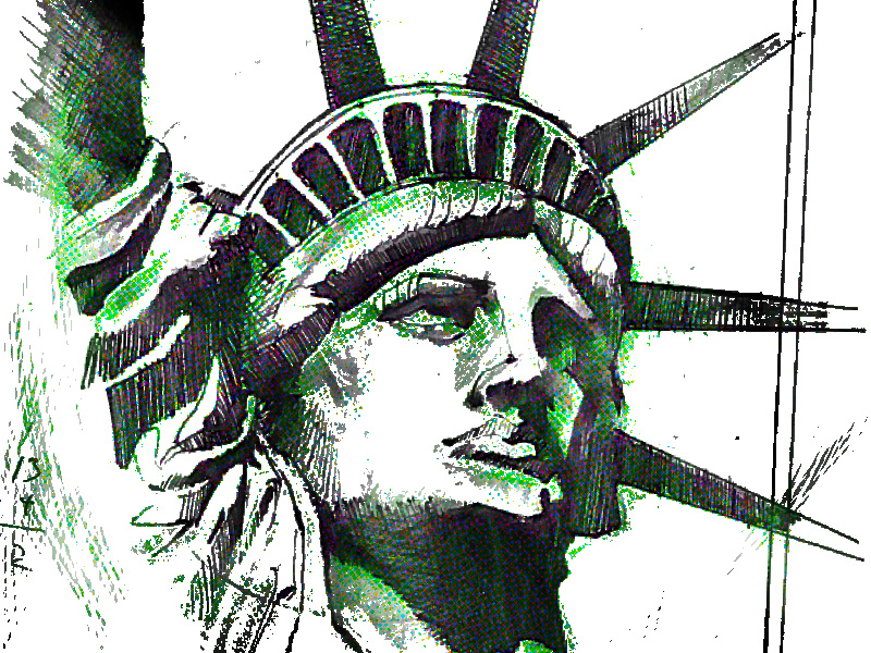 Statue Of Liberty old drawing statueofliberty