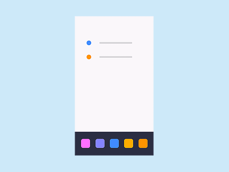 To Do List Shooter Concept animation framer microinteraction