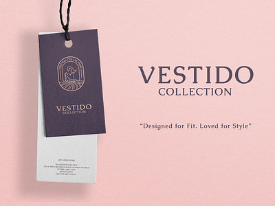 Vestido Collection Logo brand design brand designer branding branding identity business logo clothing brand clothing branding creative design designer logo logo designer minimal minimal logo modern logo