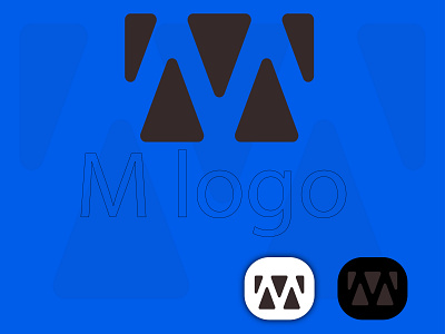 M letter logo 3d 3d latter logo branding graphic design il illustration logo vector