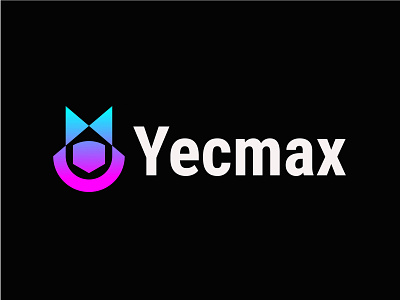 Yecmax 3d 3d latter logo branding graphic design ill illustration logo minimalist logo