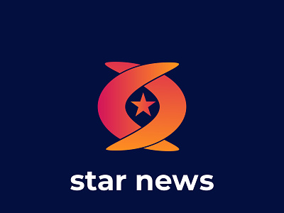 star news 3d latter logo 3d logo design graphic design illustration logo minimalist logo vector