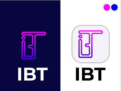 IBT 3d 3d latter logo branding design graphic design illustration logo minimalist logo vector
