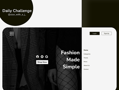 Fashion Dashboard adobe xd black brand dark dashboard design dribbble fashion figma front landing landing page light theme ui ux web website