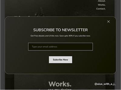 Newsletter UI