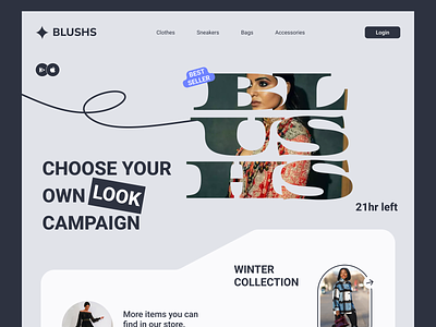 Blush Fashion Web UI