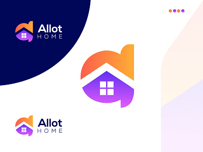 allot home a logo abstract logo branding creative logo design fashion logo flat logo gradient logo home a logo home logo illustration logo logo and branding logo design luxury logo modern logo roof logo