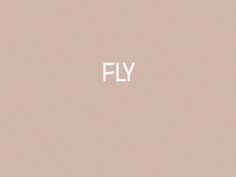 FLY / Logo animation clothing design fly life freedom house identity life logo motion graphics