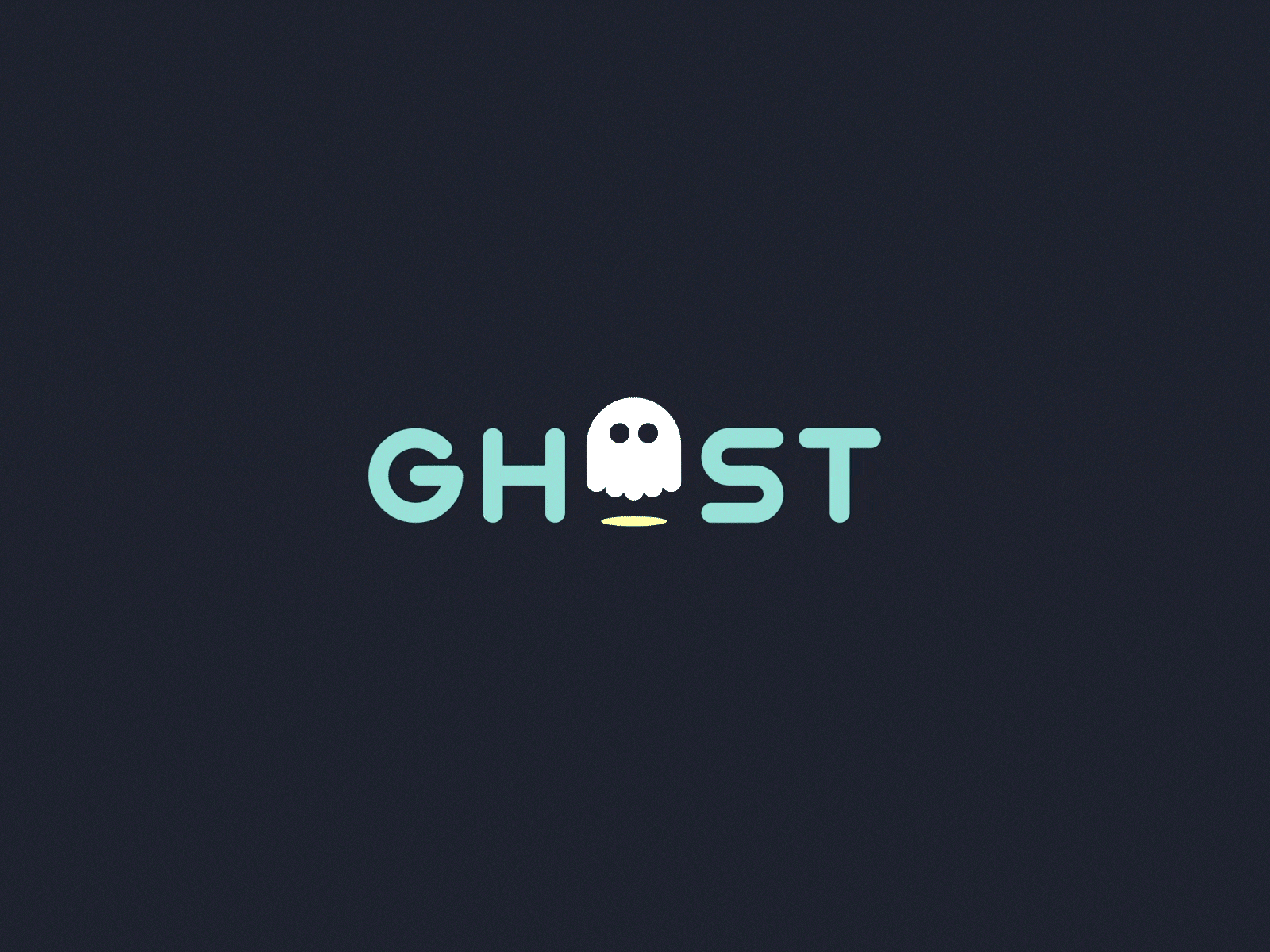 GHOST «BOO» animation boo ghost graphic design halloween letter animation logo motion graphics text animation
