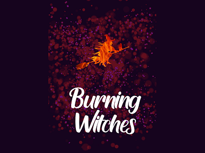 Burning Witches - Poster adobe aesthetic design graphic design modern