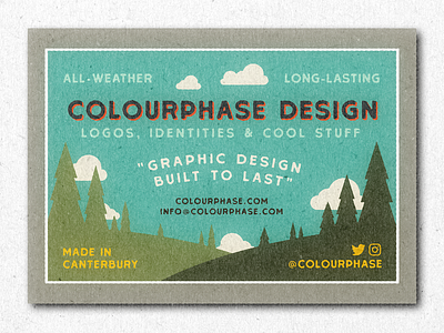 Colourphase Design businesscard firtrees graphicdesign identities logodesign logos outdoors
