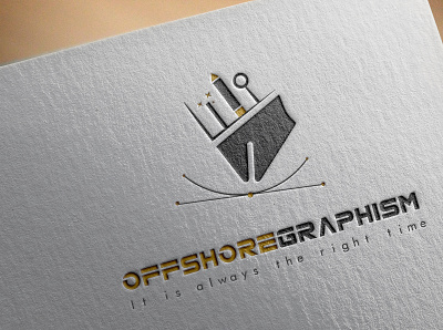Logo design - OFFSHORE GRAPHISM branding design graphic design illustration logo ui ux vector