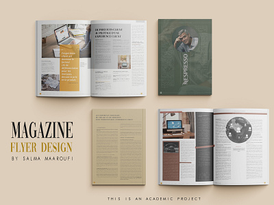 MAGAZINE fLYER DESIGN - ACADEMIC PROJECT