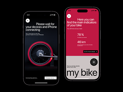 Electric Bike App Concept app bike creative design ios minimal mobile app transport ui urban ux