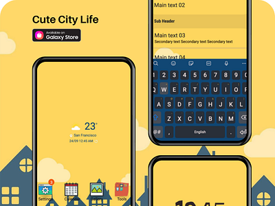 Cute City Life <Samsung Theme>