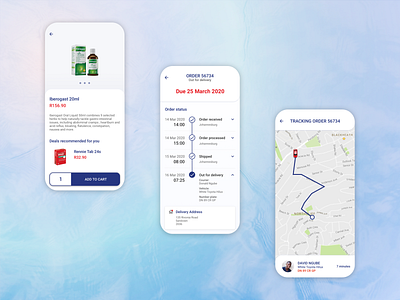 Concept for a Pharmacy App app design mobile app online shopping ui design ux