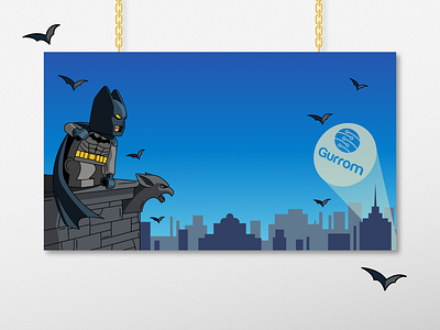 Lego Batman Illustration design illustration wallpaper wallpaper design zoom background