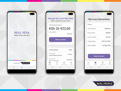 RealPesa Loan App android app app app design ui design ux design