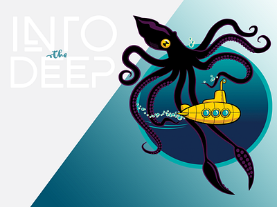 Into the Deep design illustration vector