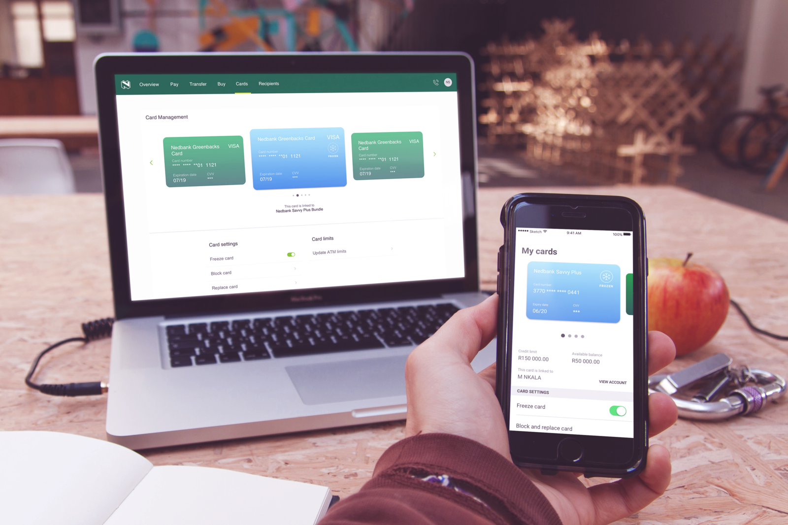 Nedbank Freeze Card by Lize Smith on Dribbble