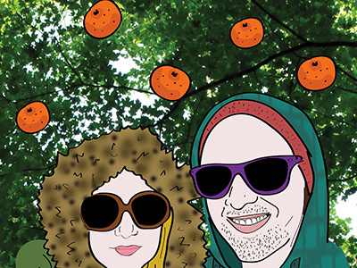 Tangerine dream digital illustration