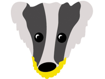 Badger badger cartoon digital illustration